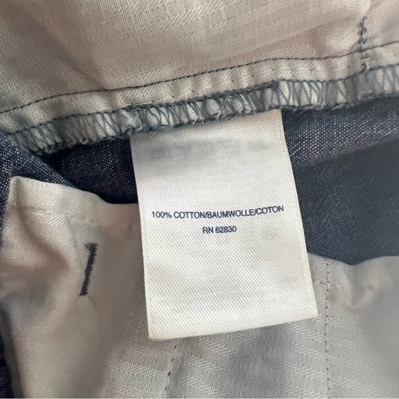 Lands End Women’s Mid-rise Evening Sky Chambray Shorts - Picture 6 of 7